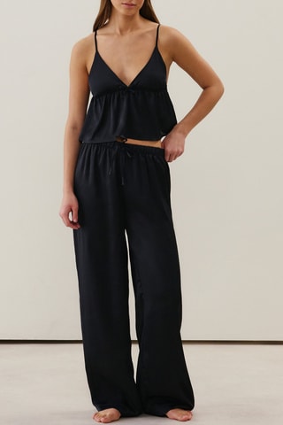 Pantaloni larghi Minisatiniz - Nero