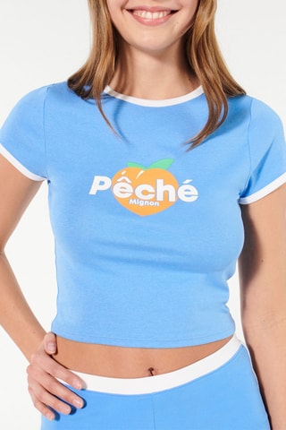 Crop top Jutiz - Azzurro