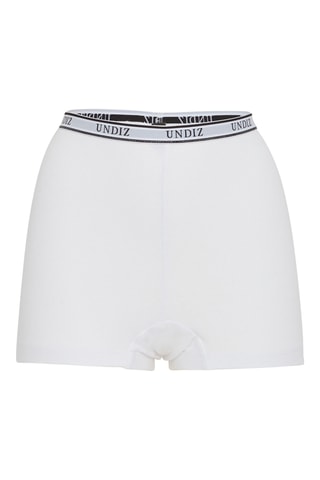 Culotte a vita alta Lovespelliz Ribiz - Bianco