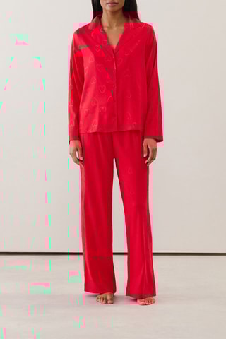 Camicia pigiama Lanaiz - Rosso