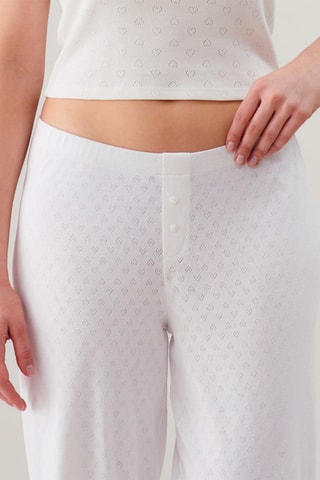 Pantalon straight vita alta Milaliz - Ecrù