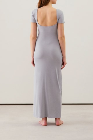 Abito lungo Newemyiz - Grigio melange
