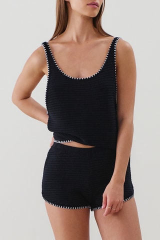 Shorts a vita alta Patchouliz - Nero