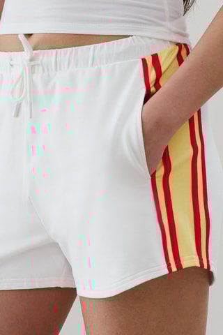 Shorts a vita alta Racingiz - Bianco