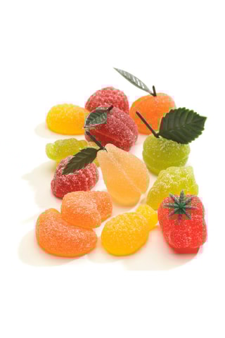 Boîte de pâtes de fruits extra en forme de fruits - 1 kg