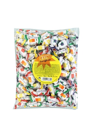 2 x 	Sachet de bonbons pâte à mâcher tendres fruits - 1 kg