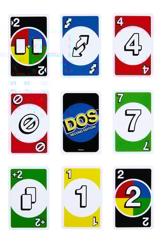 UNO DOS Jeu de Cartes Famille - Dès 7 ans