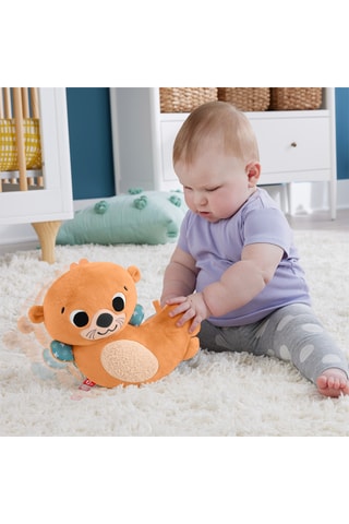 Peluche de nutria 2 en 1 para jugar boca abajo - Desde recién nacido