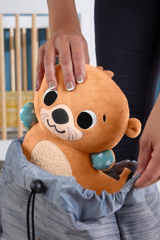 Peluche de nutria 2 en 1 para jugar boca abajo - Desde recién nacido