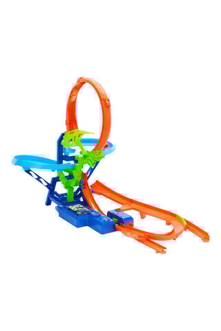 Piste Multi Crash-Coffret propulseur motorisé et voiture Hot Wheels - Dès 5 ans