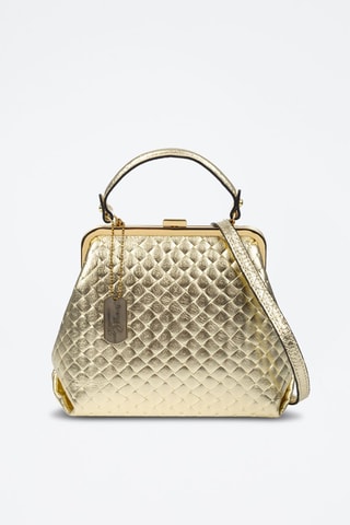 Leren Handtas Arienzo - Goudkleurig