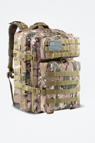 Rugtas Polyester - Beige, bruin en grijs