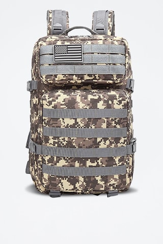 Rugtas Polyester - Beige, bruin en grijs