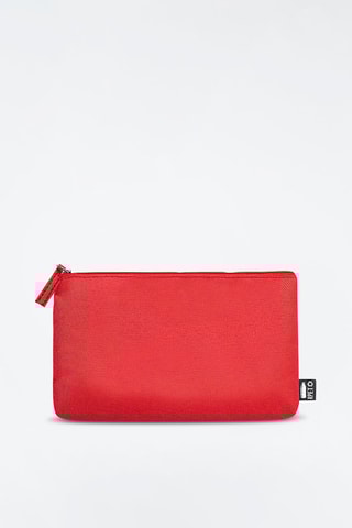 Estojo de higiene - Vermelho - Poliéster - Vermelho