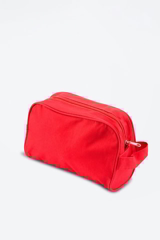 Estojo de higiene - Vermelho - Poliéster - Vermelho