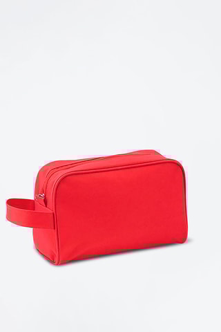 Estojo de higiene - Vermelho - Poliéster - Vermelho