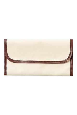 Pochette - Polyester - Beige et marron