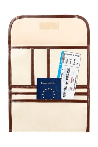 Pochette - Polyester - Beige et marron