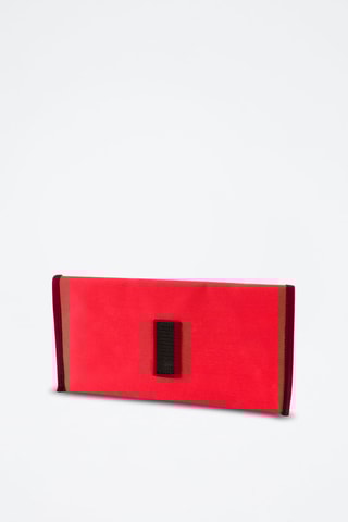 Porte-documents de voyage - Noir et rouge