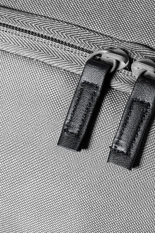 Rugtas Polyester - Zwart en grijs