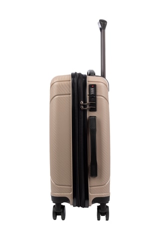 Set de 3 valises (S/M/L) - 56/65/75 cm - Beige