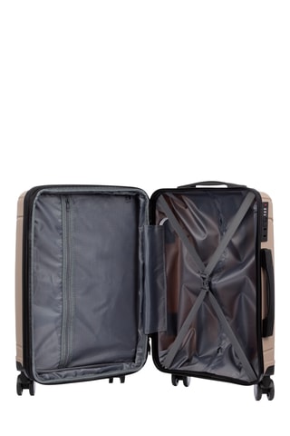 Set de 3 valises (S/M/L) - 56/65/75 cm - Beige