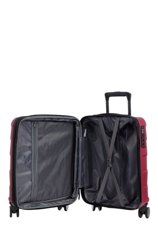 Set de 4 valises (XXS/S/L/XL) - 49/56/66/76 cm - Bordeaux