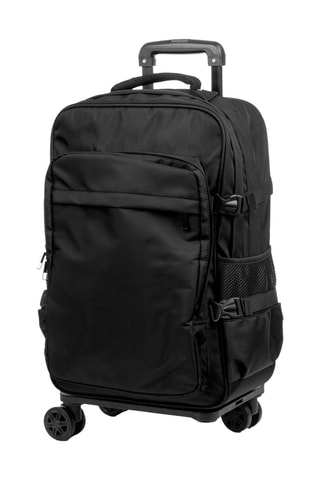 Rugtas met Wieltjes - Zwart