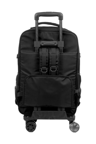 Rugtas met Wieltjes - Zwart