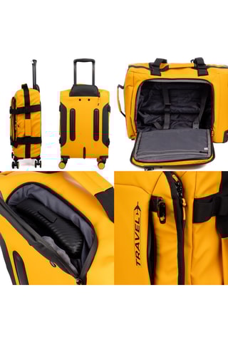 Conjunto de viagem - 3 peças - Amarelo