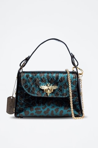 Nubuck Handtas - Blauw