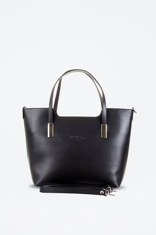 Mala shopper em couro Filippa Preto - Preto