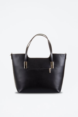 Mala shopper em couro Filippa Preto - Preto