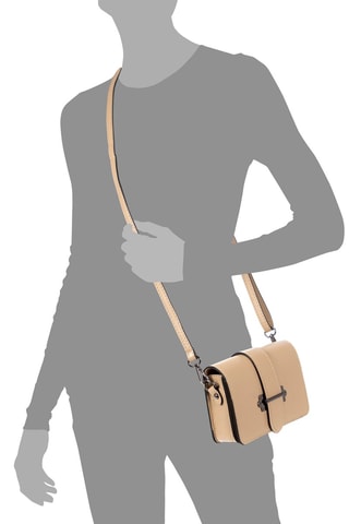 Leren Schoudertas - Beige