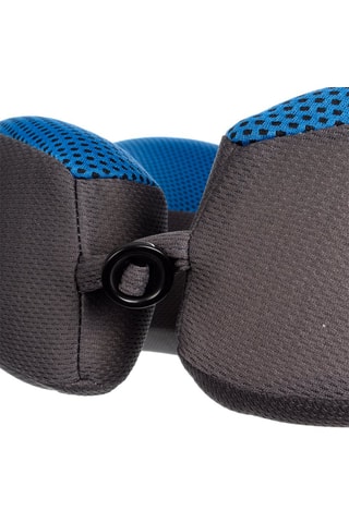 Oreiller de voyage - Noir, bleu et gris