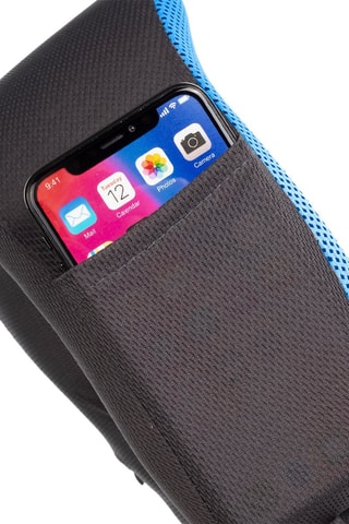 Oreiller de voyage - Noir, bleu et gris