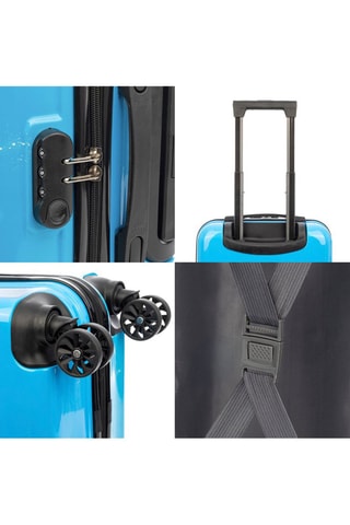 Mala de viagem de criança - Azul e laranja -  e 