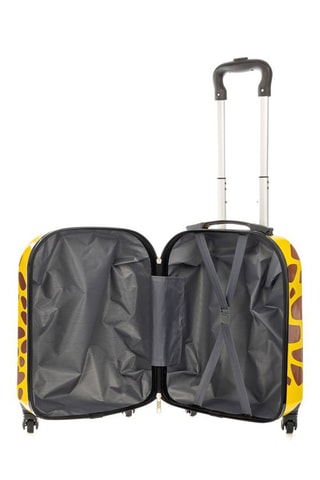 Mala criança Giraffe - Amarelo - Bege, amarelo e castanho