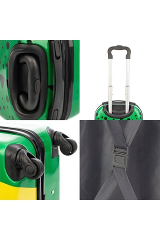 Mala criança Dinausaur - Verde - Preto, vermelho e verde