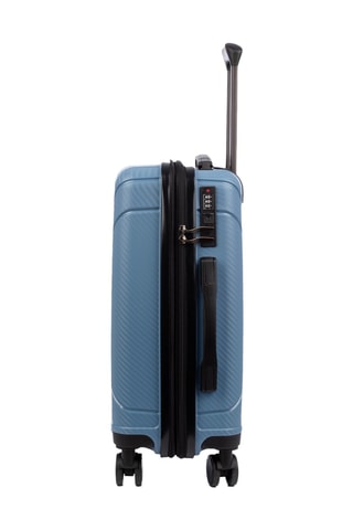 Set de 3 valises (S/M/L) - 56/65/75 cm - Bleu