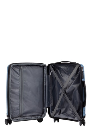 Set de 3 valises (S/M/L) - 56/65/75 cm - Bleu