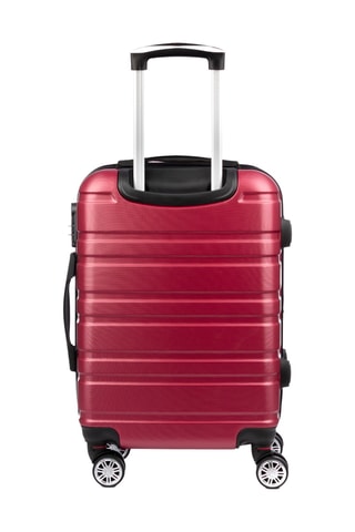 Set de 3 valises (S/M/L) - 56,5/66,5/76,5 cm - Rose