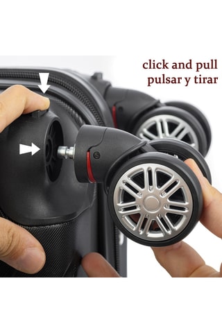 Valise cabine low-cost et valise cabine (XS/S) - 52/56 cm - Bleu