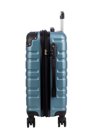 Set de 3 valises (S/M/L) - 56,5/66,5/76,5 cm - Bleu