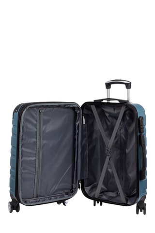 Set de 3 valises (S/M/L) - 56,5/66,5/76,5 cm - Bleu