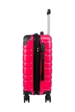 Set de 3 valises (S/M/L) - 56,5/66,5/76,5 cm - Rose