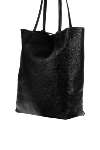 Nubuck Handtas - Zwart