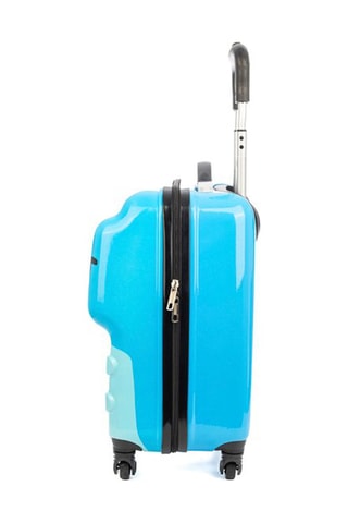 Mala criança Monster - Azul-celeste - Branco, preto, azul e amarelo