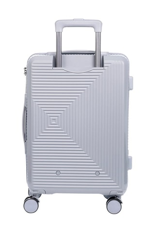 Set de 2 valises - PP - Verrou TSA - Argenté et gris