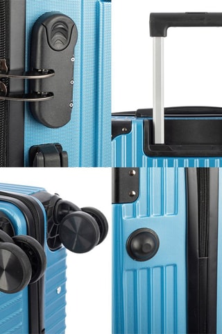 Weekendtrolley - Zwart en blauw